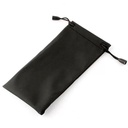 ACS002 Tempat kacamata kain/Sarung kacamata/Pouch kacamata S-Hitam