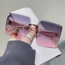 [10495] PL-MX002 Kacamata Bingkai Persegi Untuk Wanita Anti UV dan Elegan (PL-MX002-Mix Purple)