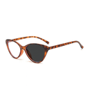 [10537] PL-ARPT001 Kacamata Photocromic Korea Wanita Anti Radiasi Wanita Fashion Cat Eye Eyeglasses (PL-ARPT001-Leopard)