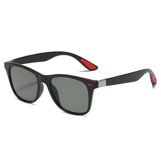 PL-PZ001 Kacamata Polarized Sports Sunglasses Men Women Driving Square Frame Eyewear Male Goggle UV400