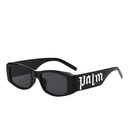 [10699] PL-WW014 Kacamata Pelindung Anti UV Model HipHop Punk Untuk Wanita Pria Fashion Retro Vintage Women Glasses Trendy Style (PL-WW014-Black)