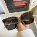 [10719] PL-H024 Kacamata Hitam Wanita/Pria Sunglasses Korean new Fashion (PL-H024-Gray)