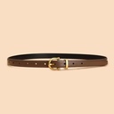 [10747] TP-KL001 Ikat Pinggang Wanita Casual Bahan Pu Belt (TP-KL001-Dark/Brown)