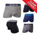 [10769] P-CD005 Promo Boxer Pria VI-BB Premium Celana Dalam Pendek Pria Boxer ViBB Pakaian Dalam (P-CD005-Black)