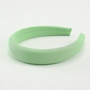 [10809] BD-A002 Bando Kain Busa Tebal Wanita Korea Headband Cloud Polos Bando Nagita Lebar Empuk Bandana Rambut Lembut Warna Pastel (BD-A002-Mint)