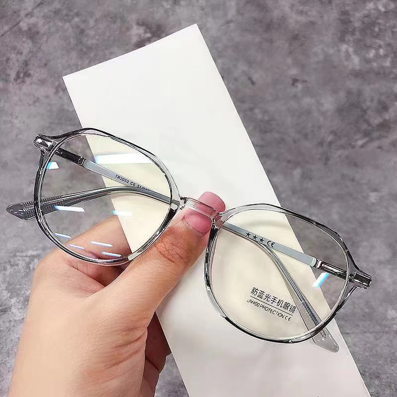PL-AR012 Kacamata Anti Radiasi Wanita /Kacamata Stylish Lucu Bulat/ Kacamata