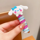 [10870] KR-A002 Ikat Rambut Spiral Aksesoris Kunciran Rambut Anak Perempuan Aksesoris Ponytail Fashion Korea (KR-A002-Cinnamoroll)