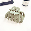 [10910] JR-A010 Jepit Rambut Cakar Jumbo Doff Model Korea Jepit Ponytail Hair Claw Clips (JR-A010-Cream)