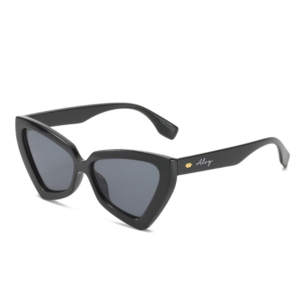 PL-WW018-P1 Kacamata Premium Eksklusif Wanita Retro Cat Eye Klasik Minimalis New Edition