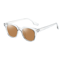 [10990] PL-WW020 Kacamata Wanita Pria Optik Anti Sunglass Dengan Fashion Sunglasses Kacamata Hitam Transparan Bening (PL-WW020-Clear/Brown)