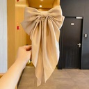 [11005] JR-A011 Jepit Rambut Ikat Rambut Pita Besar Wanita Hairpin Hairband Pita Korea Fashion Jepitan Rambut Wanita (JR-A011-Cream)