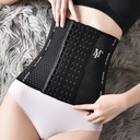 [11032] W-KS003 Korset Stagen Pengecil Perut Buncit Melahirkan Pelangsing Slimming Import Pakaian Dalam (W-KS003-Black L)