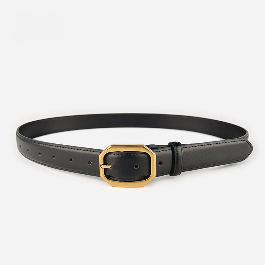 TP-KL008 Tali Pinggang Wanita Bahan Kulit PU Leather Casual Belt Retro Fashion Gaya Santai