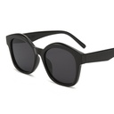 PL-H040 Kacamata Hitam Fashion Stylish Korean Retro Style