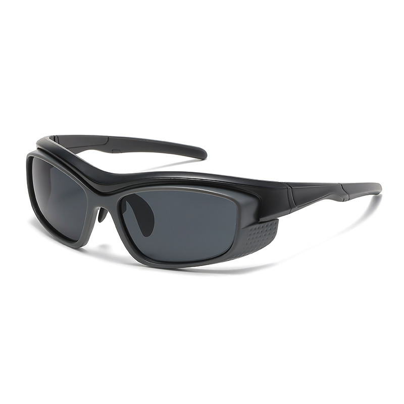 PL-H043 Kacamata Hitam Fashion Pria Sport Modren Retro Y2K Anti Silau