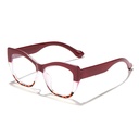 [11133] PL-AR020 Kacamata Anti Radiasi Blue Light Wanita Frame Butterfly Kacamata Fashion Wanita Gaya Korean Look (PL-AR020-Red/Leopard)