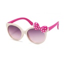 [11146] PL-H044A Kacamata Anak Perempuan Model Model Pita Anti Silau Kacamata Fashion Anak Kekinian (PL-H044A-Beige/Plum Red)