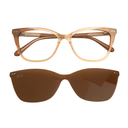 [11262] PL-CL001-P1 Kacamata Clip On Polarized Premium (PL-CL001-P1-Caramel)