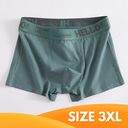 [10128] P-CD006 Boxer Pakaian Dalam Pria Dewasa Fashion Men Hello On Me Cook High Quality Remaja Jumbo Bahan Katun Lembut (P-CD006-Green 3XL)