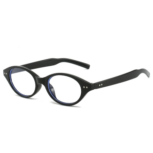PL-AR017 Kacamata Retro Korean Style Bingkai Oval Kecil Anti Radiasi