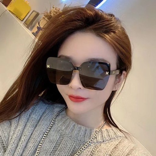 PL-MX009 Kacamata Hitam Sunglasses Terbaru Bingkai Kotak Oversized H Import Kacamata Fashion